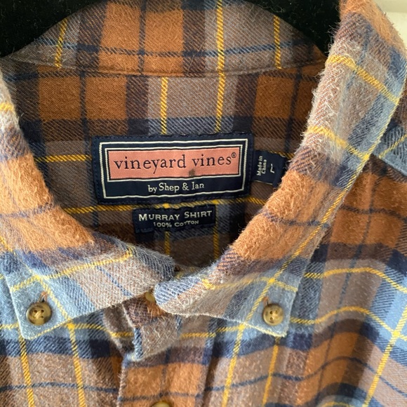 Vineyard Vine Long Sleeve Button Up Flannel - Picture 2 of 4